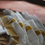 Classic Gold Stripe Kasavu Set Saree