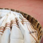 Peach Brown Silver Kasavu